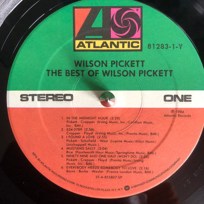 Wilson Pickett : The Best Of Wilson Pickett (LP, Comp, RE, Spe)