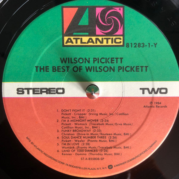 Wilson Pickett : The Best Of Wilson Pickett (LP, Comp, RE, Spe)