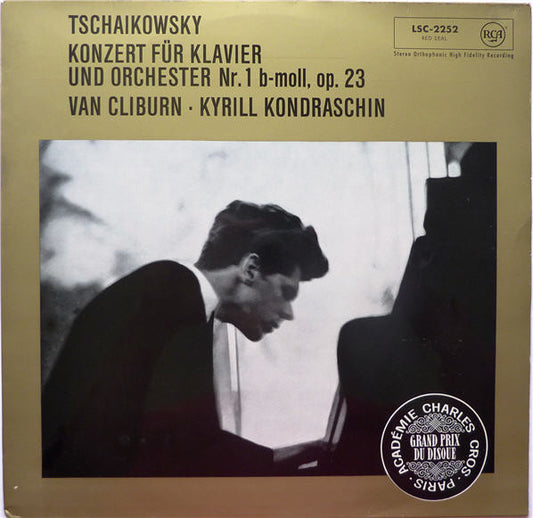 Pyotr Ilyich Tchaikovsky – Van Cliburn, Kiril Kondrashin : Konzert Für Klavier Und Orchester Nr. 1 B-moll, Op. 23 (LP, Album, RE)