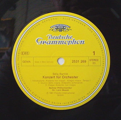 Béla Bartók, Berliner Philharmoniker · Lorin Maazel : Konzert Für Orchester = Concerto For Orchestra / Deux Images (LP)