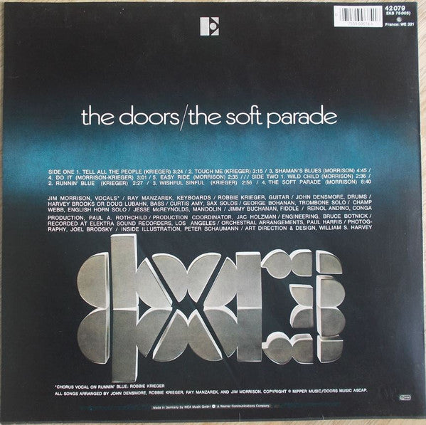 The Doors : The Soft Parade (LP, Album, RE)