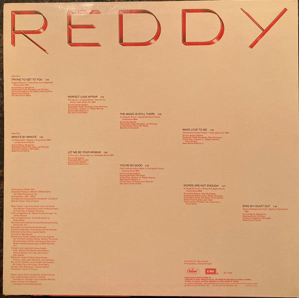 Helen Reddy : Reddy (LP, Album, Jac)