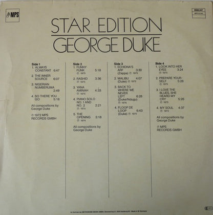 George Duke : Star Edition (2xLP, Comp)