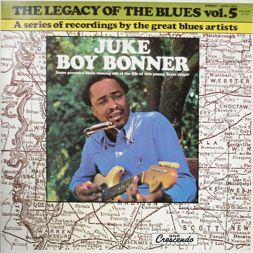Juke Boy Bonner : The Legacy Of The Blues Vol. 5 (LP, Album, RE)