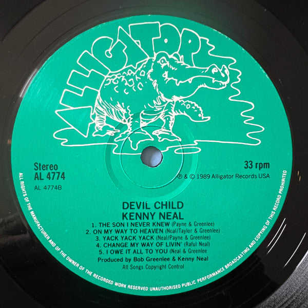 Kenny Neal : Devil Child (LP, Album)