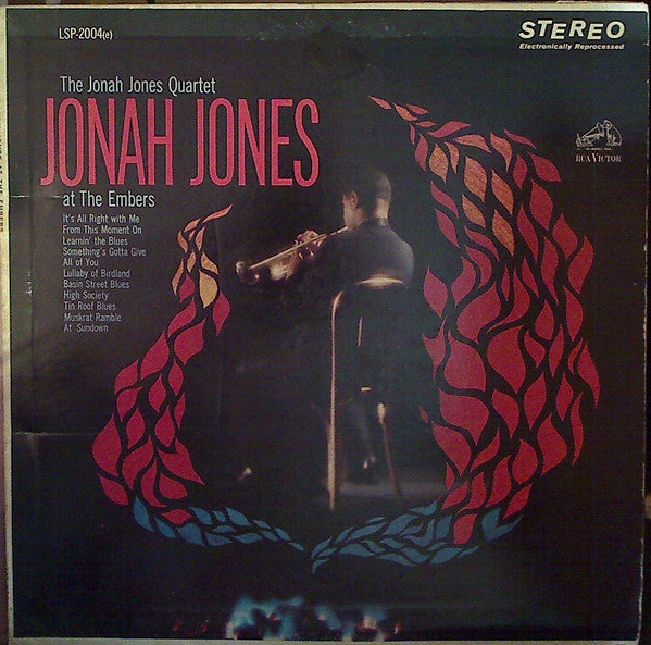 The Jonah Jones Quartet : Jonah Jones At The Embers (LP, Album, RE)