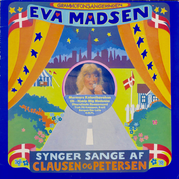 Eva Madsen : Grammofonsangerinden Eva Madsen Synger Sange Af Clausen Og Petersen (LP)