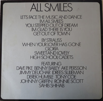 Clarke-Boland Big Band : All Smiles (LP, Album, Gat)