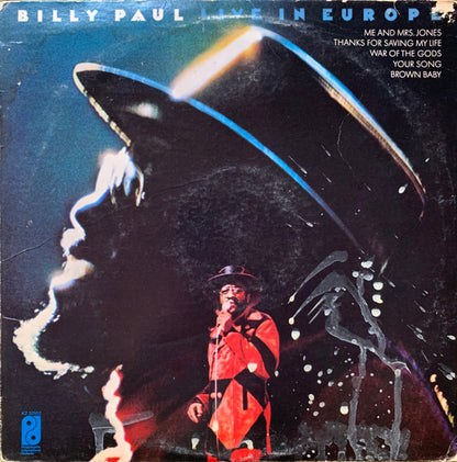 Billy Paul : Live In Europe (LP, Album)