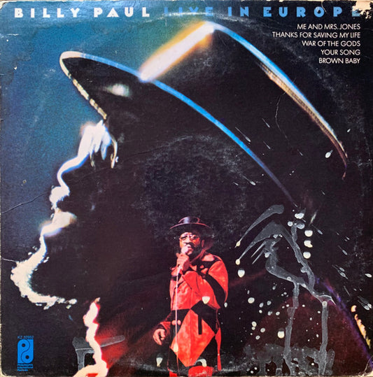 Billy Paul : Live In Europe (LP, Album)