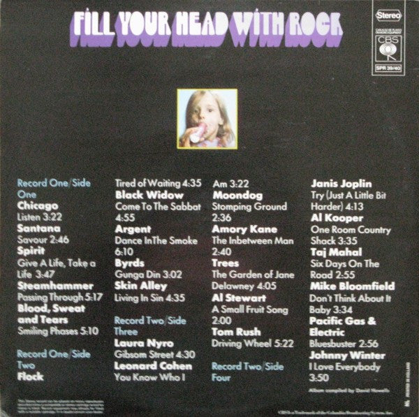 Various : Fill Your Head With Rock (2xLP, Smplr)