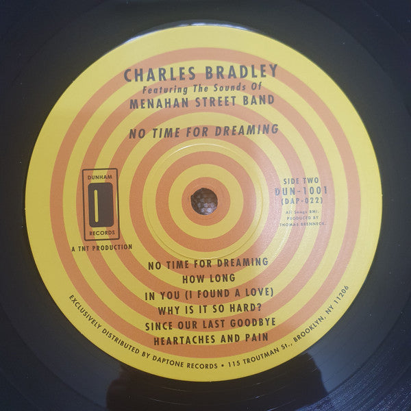Charles Bradley Featuring The Sounds Of Menahan Street Band : No Time For Dreaming (LP, Album, RE)