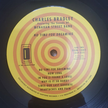 Charles Bradley Featuring The Sounds Of Menahan Street Band : No Time For Dreaming (LP, Album, RE)