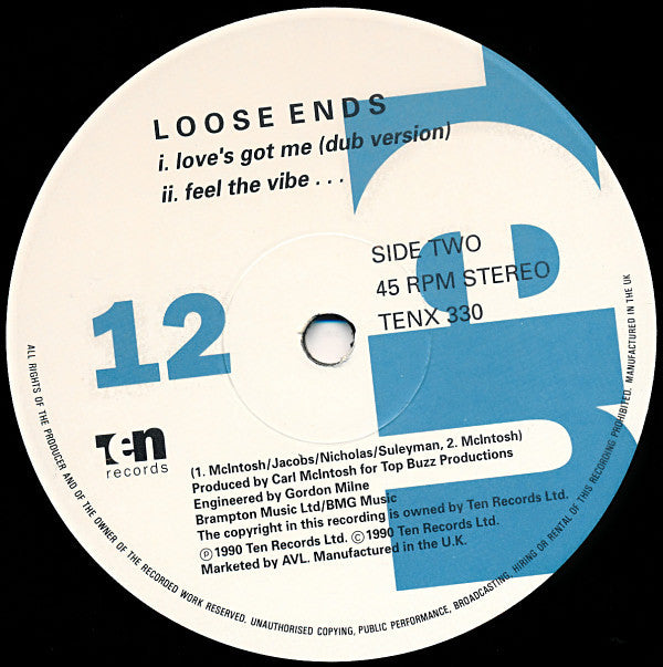 Loose Ends : Love's Got Me (12", Single)