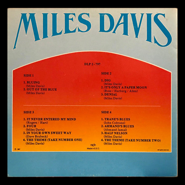 Miles Davis : Out Of The Blue (2xLP, Album, Comp, MP)