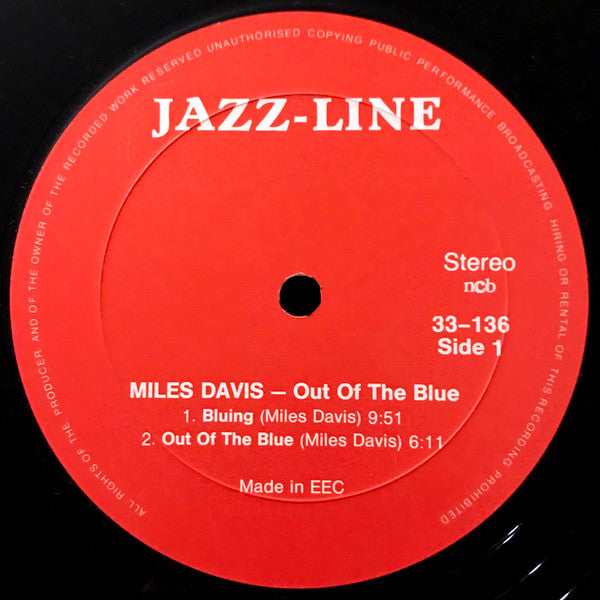 Miles Davis : Out Of The Blue (2xLP, Album, Comp, MP)
