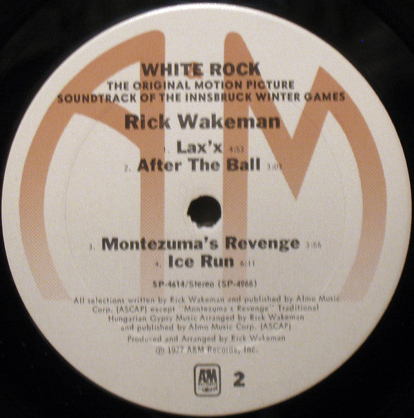 Rick Wakeman : White Rock (LP, Album)