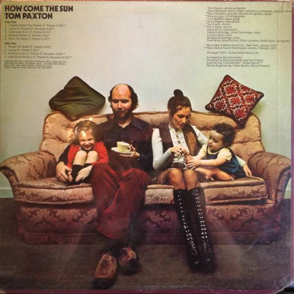 Tom Paxton : How Come The Sun (LP, Album)