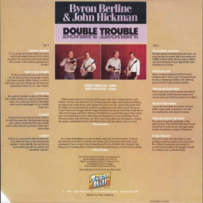 Byron Berline & John Hickman : Double Trouble (LP, Album)