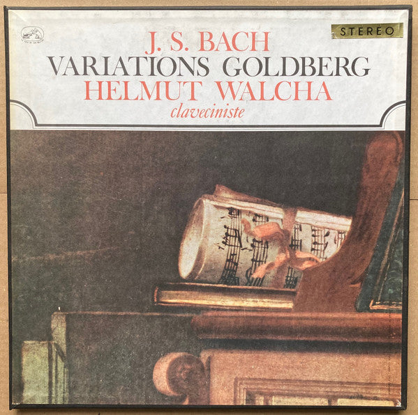 Johann Sebastian Bach - Helmut Walcha : Goldberg Variations, Claveciniste,  BWV 988 (2xLP, Album + Box)