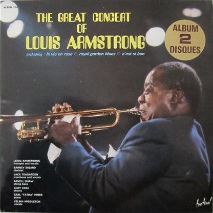 Louis Armstrong : The Great Concert Of Louis Armstrong (2xLP, Gat)