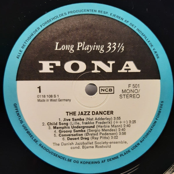 The Danish Jazzballet Society'-Ensemble Conductor: Bjarne Rostvold : The Jazz Dancer (LP, Album)