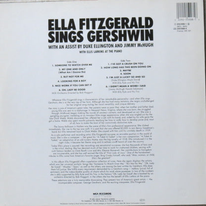Ella Fitzgerald : Ella Sings Gershwin (LP, RE)