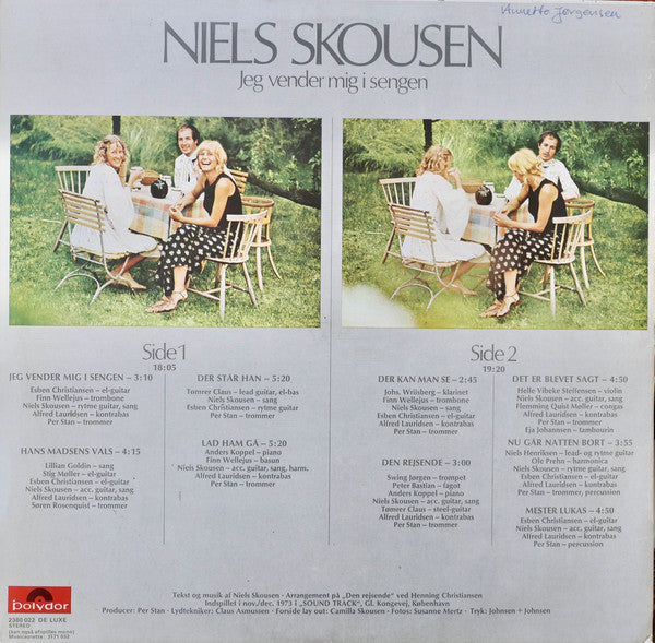 Niels Skousen : Jeg Vender Mig I Sengen (LP, Album)