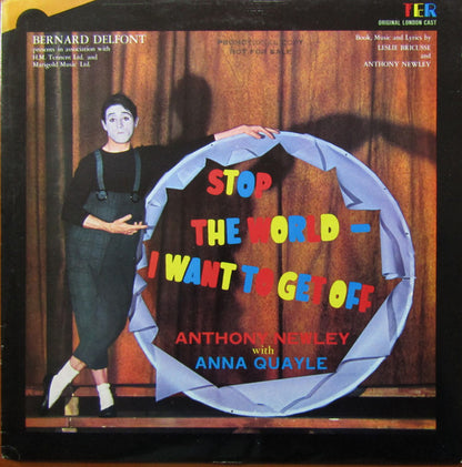 Anthony Newley With Anna Quayle : Stop The World - I Want To Get Off (LP, Mono)