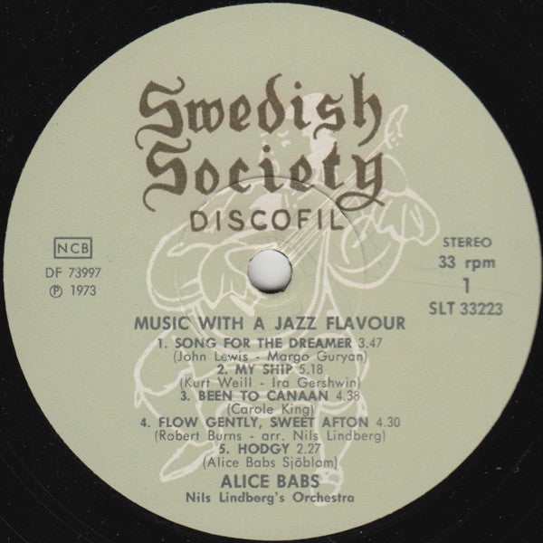 Alice Babs / Nils Lindberg's Orchestra : Music With A Jazz Flavour (LP, Album)