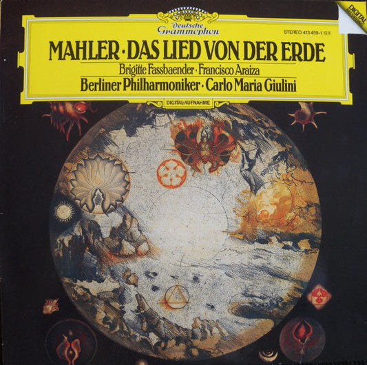 Gustav Mahler - Brigitte Fassbaender, Francisco Araiza, Berliner Philharmoniker, Carlo Maria Giulini : Das Lied Von Der Erde (LP)