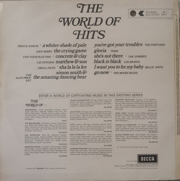 Various : The World Of Hits (LP, Comp)