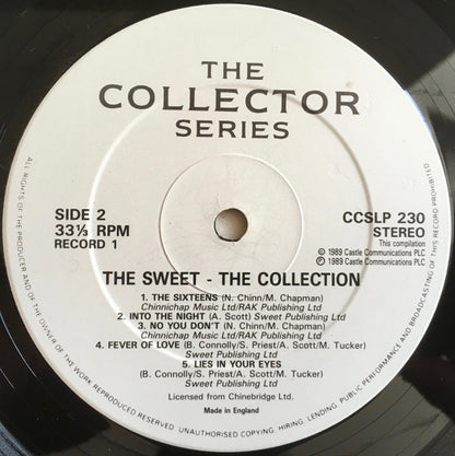 The Sweet : The Collection (2xLP, Comp)