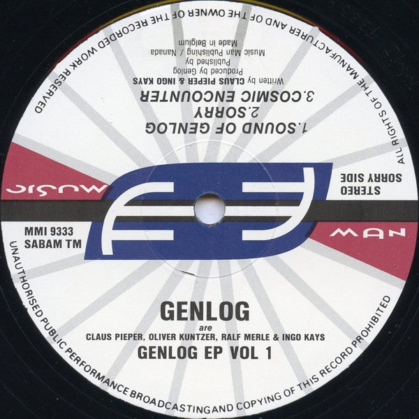 Genlog : Genlog EP Vol 1 (12", EP, Fuc)