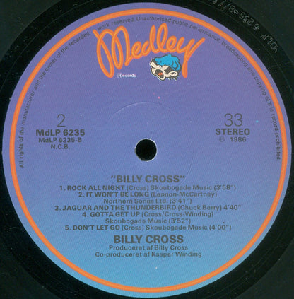 Billy Cross (2) : Billy Cross (LP, Album)