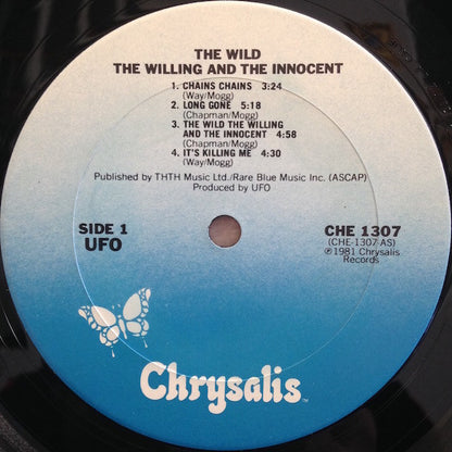 UFO (5) : The Wild, The Willing And The Innocent (LP, Album)