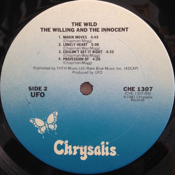 UFO (5) : The Wild, The Willing And The Innocent (LP, Album)