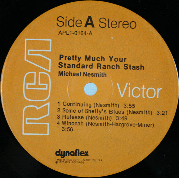 Michael Nesmith : Pretty Much Your Standard Ranch Stash (LP, Album, Ind)