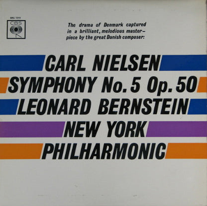 Carl Nielsen - Leonard Bernstein, New York Philharmonic : Symphony No. 5 Op. 50 (LP, Mono)