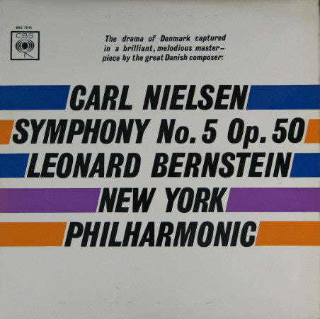 Carl Nielsen - Leonard Bernstein, New York Philharmonic : Symphony No. 5 Op. 50 (LP, Mono)