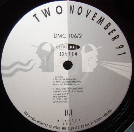 Various : November • 91 (Two) (12", P/Mixed)