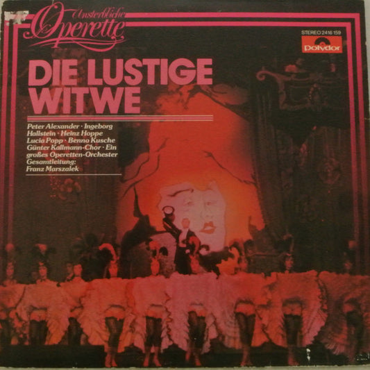 Various : Die Lustige Witwe (Musikalische Gesmtaufnahme) (LP)