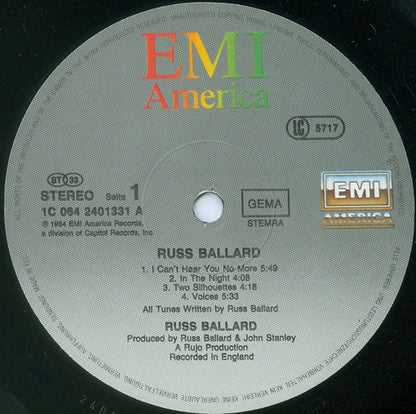 Russ Ballard : Russ Ballard (LP, Album)