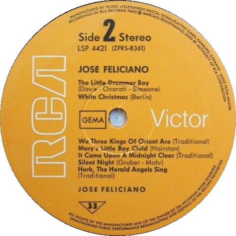 José Feliciano : José Feliciano (LP, Album)