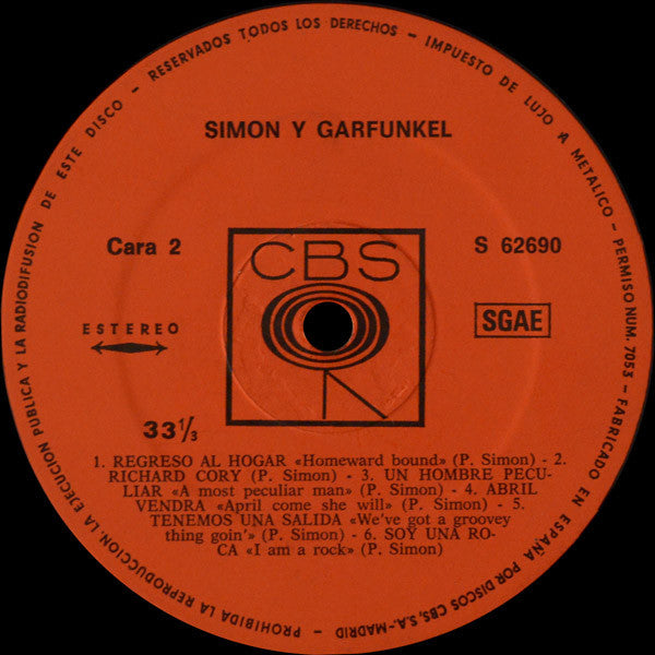 Simon & Garfunkel : Sounds Of Silence (LP, Album)