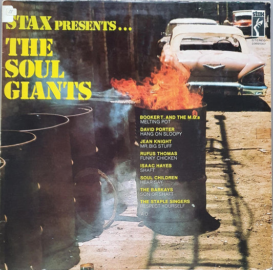 Various : Stax Presents... The Soul Giants (LP, Comp)