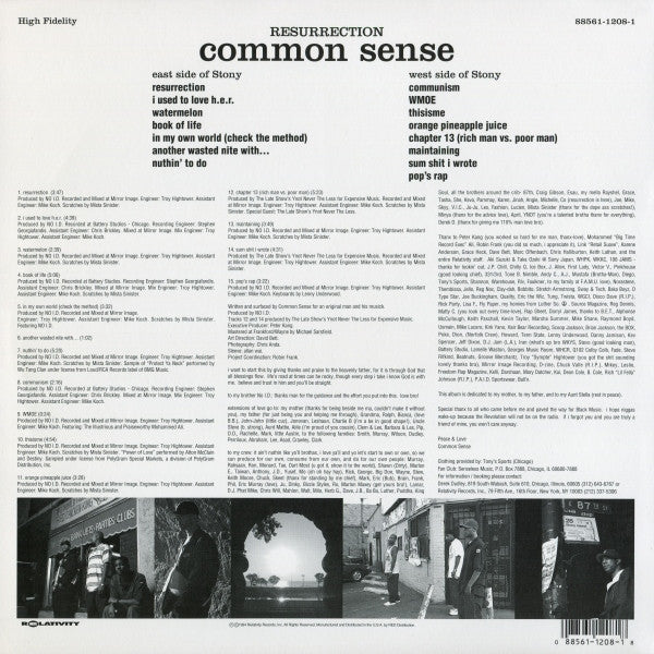 Common : Resurrection (LP, Album)