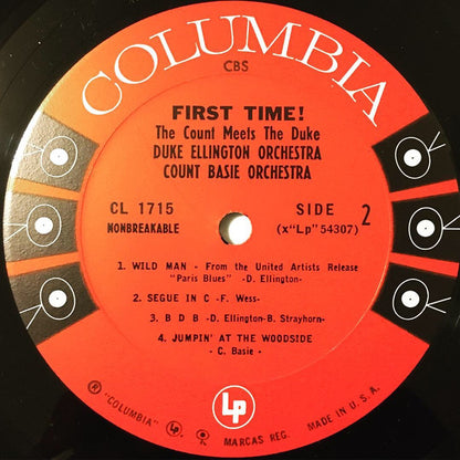 Duke Ellington And Count Basie : First Time! The Count Meets The Duke (LP, Album, Mono)