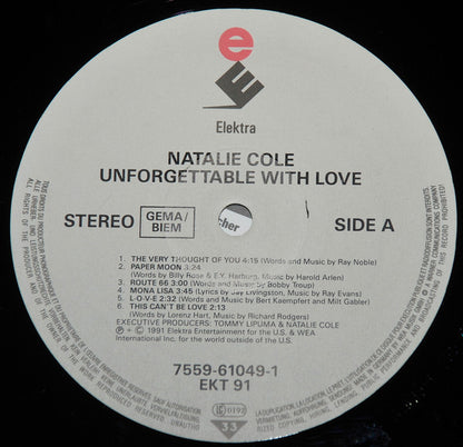 Natalie Cole : Unforgettable With Love (2xLP, Album)