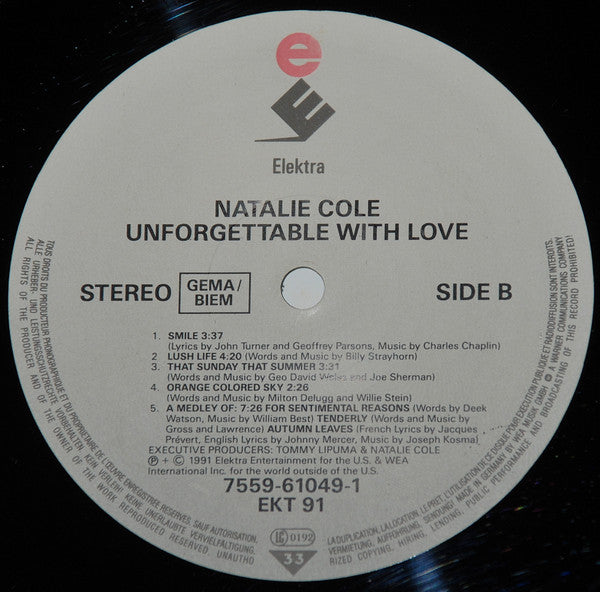 Natalie Cole : Unforgettable With Love (2xLP, Album)